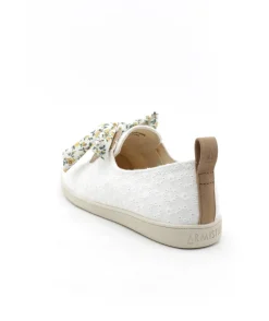 Femme L'Empreinte Chaussures Baskets|ARMISTICE STONE ONE W TWILL BRODE