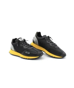 Homme L'Empreinte Chaussures Baskets|CETTI C1293 TRAIN GREY BLACK