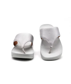 Femme L'Empreinte Chaussures Sandales Et Nu-Pieds|FITFLOP OLIVE TEXTURED GLITZ