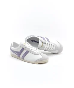 Femme L'Empreinte Chaussures Baskets|GOLA BULLET PURE WHITE LAVENDER