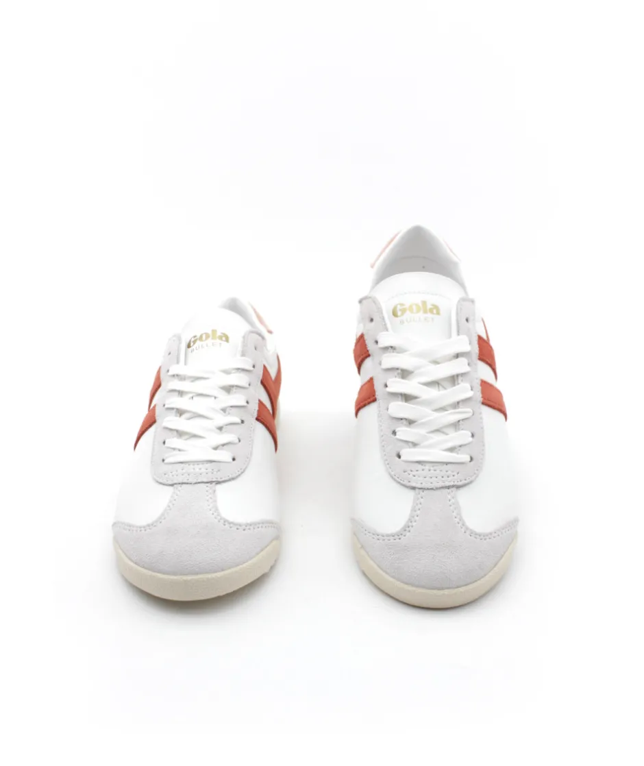 Femme L'Empreinte Chaussures Baskets|GOLA BULLET PURE WHITE SAFFRON