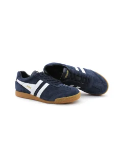 Femme L'Empreinte Chaussures Baskets|GOLA HARRIER SUEDE NAVY WHITE