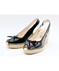 Femme L'Empreinte Chaussures Espadrilles|LA MAISON DE L'ESPADRILLE 905 VERNIS