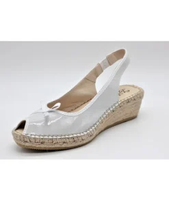 Femme L'Empreinte Chaussures Espadrilles|LA MAISON DE L'ESPADRILLE 905 TALON BAS VERNIS