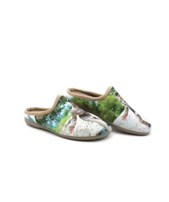 Homme L'Empreinte Chaussures Chaussons|LA MAISON DE L'ESPADRILLE 6771-7 MULE