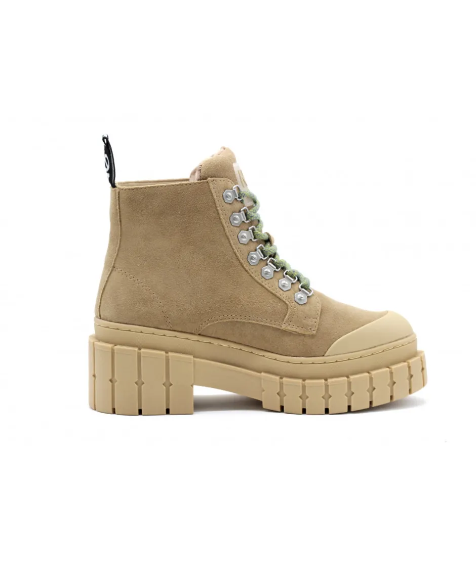 Femme L'Empreinte Chaussures Baskets|NO NAME KROSS LOW BOOTS SUEDE