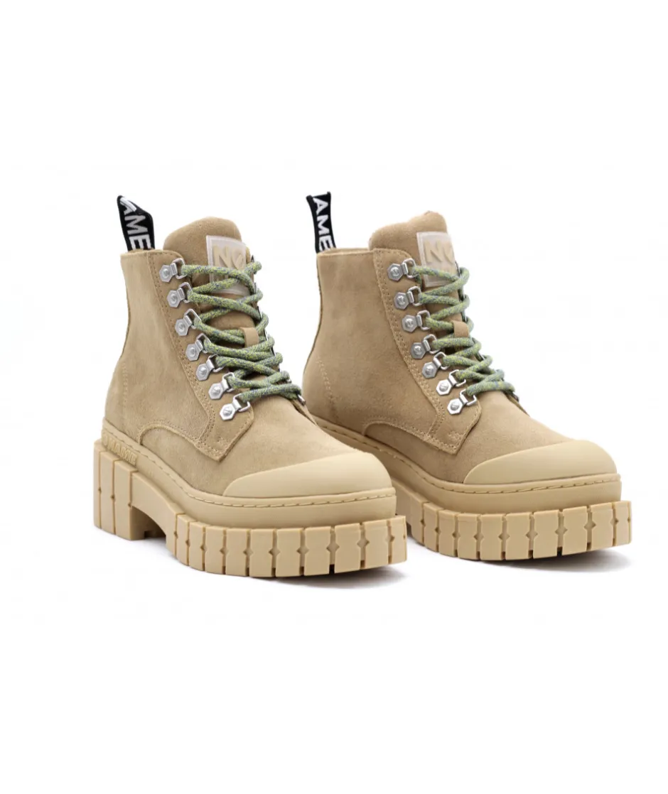 Femme L'Empreinte Chaussures Baskets|NO NAME KROSS LOW BOOTS SUEDE