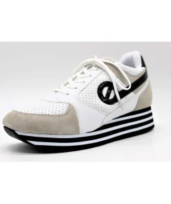 Femme L'Empreinte Chaussures Baskets|NO NAME PARKO JOGGER WHITE / WHITE