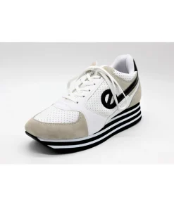 Femme L'Empreinte Chaussures Baskets|NO NAME PARKO JOGGER WHITE / WHITE