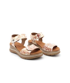 Femme L'Empreinte Chaussures Sandales Et Nu-Pieds|PAULA URBAN 28-569 FLORES METAL