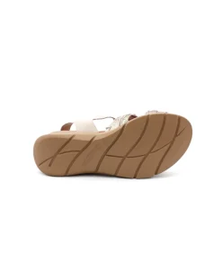 Femme L'Empreinte Chaussures Sandales Et Nu-Pieds|PAULA URBAN 28-570 METAL FUMO