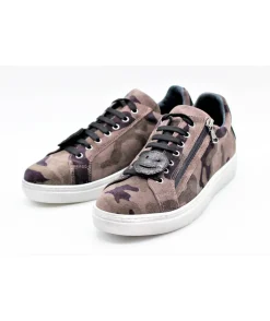 Femme L'Empreinte Chaussures Baskets|REQINS SIGRID BASKETS ARMY STAR KAKI